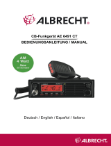 Albrecht AE 6491 CT, CB Funk, Multinorm El manual del propietario