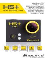 Midland H5+ Ultra HD 4k Action Kamera Manual de usuario
