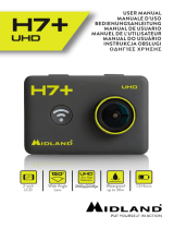 Midland H7+ WIFI Action Kamera, Ultra HD 4K Manual de usuario