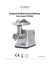 Caso Design FW 2000 Mincer - BEEF!-Edition Instrucciones de operación