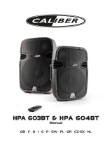 Caliber HPA603BT El manual del propietario