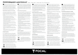 Focal RCX-165 Manual de usuario