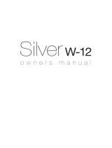 Monitor Audio Silver W12 Manual de usuario