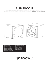 JBL Sub 1000 F Manual de usuario