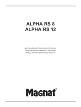 Magnat Audio Alpha RS 8 El manual del propietario