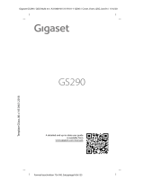 Gigaset Booklet Case SMART (GS290) Manual de usuario
