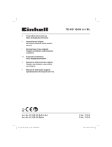 EINHELL TE-CD 18/50 Li-i BL (2x2,0Ah) Manual de usuario