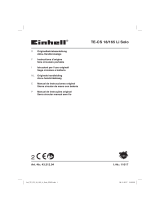 EINHELL TE-CS 18/165 Li-Solo Manual de usuario