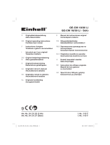 Einhell Expert Plus GE-CM 18/30 Li El manual del propietario