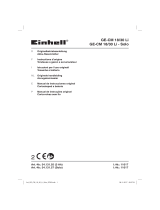 Einhell Expert Plus GE-CM 18/30 Li Manual de usuario