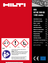 Hilti HIT-RE 500SD/1400 Guía del usuario
