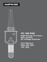 Amprobe TIC 300 PRO Non-Contact Voltage Detector Manual de usuario