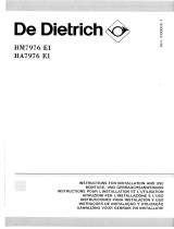De Dietrich HA7976 El manual del propietario