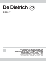 De Dietrich DHG397 El manual del propietario