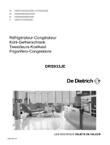 De Dietrich DRS933JE El manual del propietario