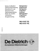 De Dietrich RG6187F1 El manual del propietario