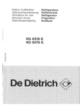 De Dietrich KG6276E5 El manual del propietario