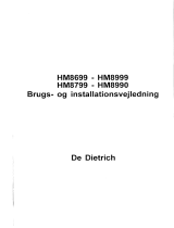 De Dietrich HM8699E1 El manual del propietario
