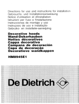 De Dietrich HW3635E2 El manual del propietario