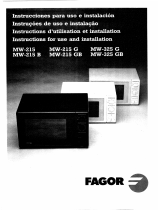 Fagor MW-215 G El manual del propietario