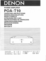 Denon POA-T10 El manual del propietario