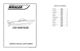 Boston Whaler 230 Vantage El manual del propietario
