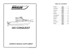 Boston Whaler 345 Conquest El manual del propietario