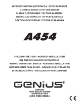 Genius A454 115 Instrucciones de operación