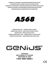Genius A568 Instrucciones de operación