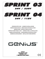 Genius SPRINT 03 04 Instrucciones de operación