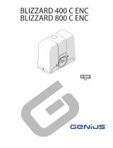 Genius Blizzard 400C 800C Instrucciones de operación