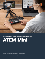 Blackmagic Design ATEM Mini  Manual de usuario
