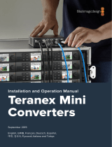 Black­magic Design Teranex Mini HDMI - SDI 12G Manual de usuario