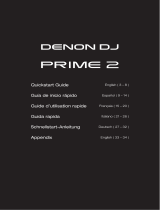 Denon DJ Prime 2 Guía de inicio rápido