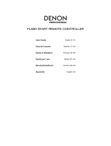 Denon Pro­fes­sional Flash Start Remote Controller El manual del propietario