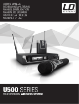 LD Systems U508 BPG Manual de usuario