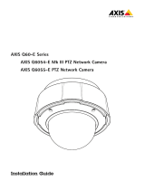 Axis Q60-E/-C Manual de usuario