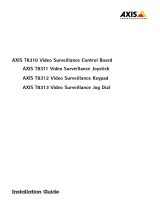 Axis T8310 Manual de usuario