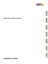 Axis P7216 Manual de usuario