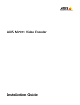 Axis M7011 Manual de usuario