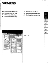 Siemens KS25V20IE/11 Manual de usuario