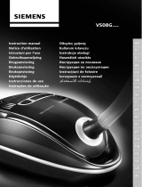 Siemens VS08G Serie Manual de usuario