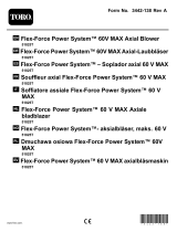 Toro Flex-Force Power System 60V MAX Axial Blower Manual de usuario