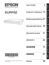 Epson ELPIF02 Projector Interface Board SDI Guía del usuario