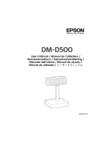 Epson DM-D500 Manual de usuario