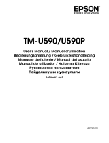 Epson TM-U590P Serie Manual de usuario