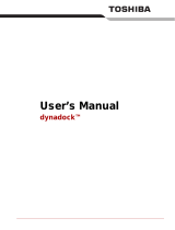 Toshiba dynadock PA3541 Manual de usuario
