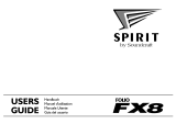 SoundCraft SPIRIT FOLIO FX8 El manual del propietario