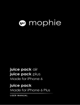 Mophie Juice Pack Air Manual de usuario
