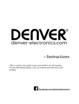 Denver SHL-340 Manual de usuario